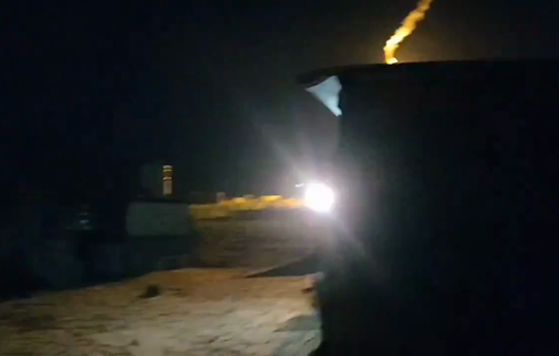 Thumbnail preview image for the video titled: Settler night raid on Umm Darit, near Shi'b al Butum