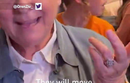 Thumbnail preview image for the video titled: Daniella Weiss : “We don’t give them food. We don’t give the Arabs anything, they will have to leave"