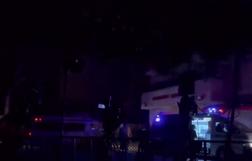 Thumbnail preview image for the video titled: Al-Aqsa Martyrs Hospital in central Gaza has lost all power due to fuel shortages for generators