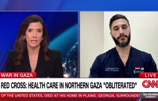 Thumbnail preview image for the video titled: Dr. Mohammed Tahir on his experience in northern Gaza and worry for colleagues