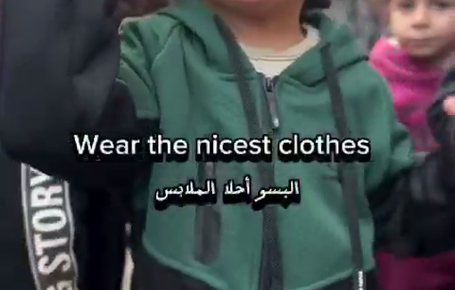 Thumbnail preview image for the video titled: Children celebrate the ceasefire in Gaza