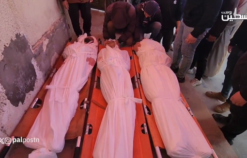 Thumbnail preview image for the video titled: Funeral prayer for Ahmad brothers killed by Israeli drones in central Gaza