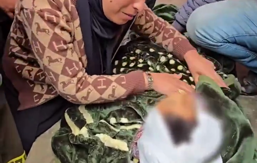 Thumbnail preview image for the video titled: Mother bitterly cries for her killed little son