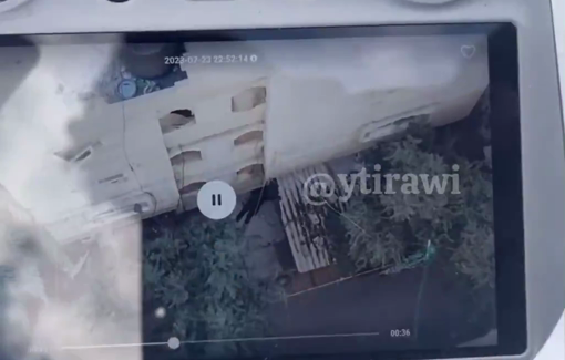 Thumbnail preview image for the video titled: Israeli drone operator murders an injured man in Gaza City