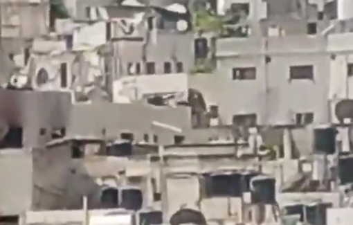 Thumbnail preview image for the video titled: Israeli forces continue demolition and destruction operations in Jenin refugee camp