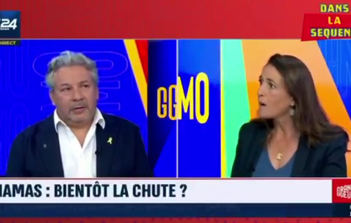 Thumbnail preview image for the video titled: Once again, the Franco-Israeli lawyer Nili Kupfer-Naouri openly advocates for the genocide and deportation of Palestinians