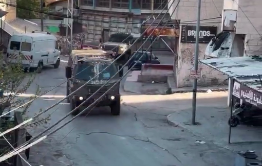 Thumbnail preview image for the video titled: Woman scream when Israeli forces executed Palestinian youth Hamza Khamash in Nablus