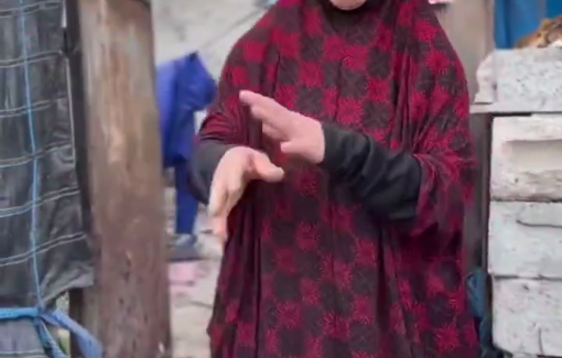 Thumbnail preview image for the video titled: All what remains of a 3 month-old infant and her mother killed in bombing of UNRWA clinic