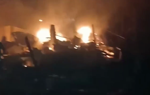 Thumbnail preview image for the video titled: Israel bombs the only desalination station left in eastern Gaza City