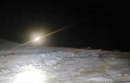 Thumbnail preview image for the video titled: Yissakhar Man threatening the residents of Tuba with his ATV