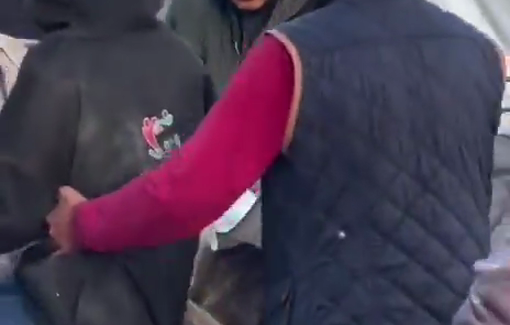 Thumbnail preview image for the video titled: Carrying people killed in Israeli the bombing of the Abu al-Ata family home