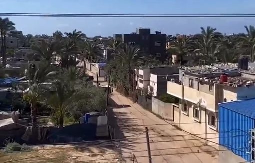 Thumbnail preview image for the video titled: Airstrike on Deir al-Balah