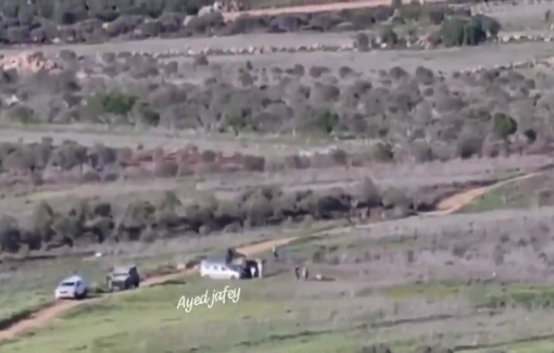 Thumbnail preview image for the video titled: Israeli Settlers have established a new outpost near Palestinian homes east of Turmus Ayya