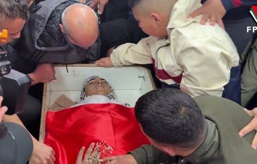 Thumbnail preview image for the video titled: The funeral of the child Hattab in Al-Jalazone Camp, north of Ramallah.