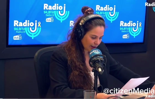 Thumbnail preview image for the video titled: On RadioJ, French-Israeli IDF soldier Alexandre Bensoussan proud of opening a displacement corridor in Gaza