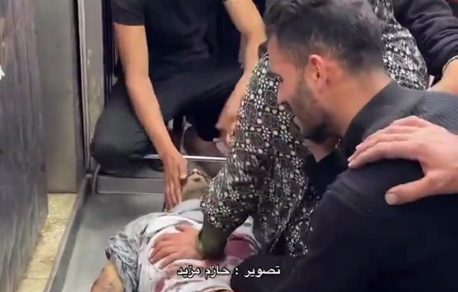 Thumbnail preview image for the video titled: Mother mourns her son killed in an Israeli airstrike in Deir Al Balah