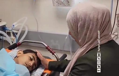 Thumbnail preview image for the video titled: Mourning of Mahmoud Abu Al Haija (12 y/o) shot dead by Israeli soldiers in Al-Yamoun