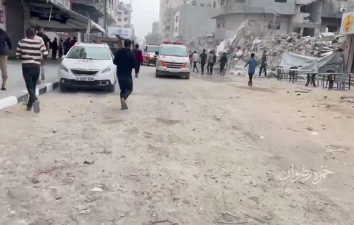 Thumbnail preview image for the video titled: Ambulance arrives at the scene of Shehato family massacre