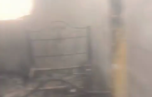 Thumbnail preview image for the video titled: Israeli settlers set fire to a resident's home in Bardala during a pogrom