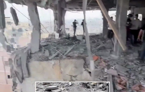 Thumbnail preview image for the video titled: Entry point of the missile that wiped out the Shahto family