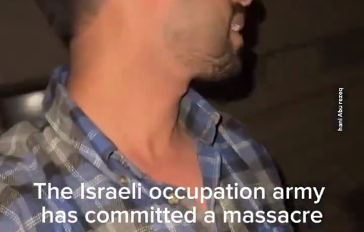 Thumbnail preview image for the video titled: 10 Palestinians massacred in Israeli night bombing of Al-Khour family