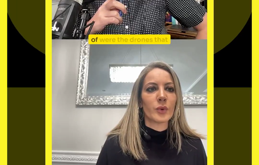 Thumbnail preview image for the video titled: Children in Gaza know by sound drone types and distance