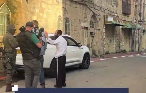 Thumbnail preview image for the video titled: Louis Theroux was physically attacked by an Israeli soldier in Hebron