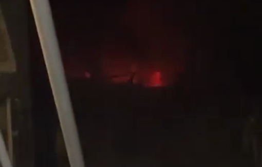 Thumbnail preview image for the video titled: Israeli drone attacks humanitarian vessel of the Gaza Freedom Flotilla twice in international waters