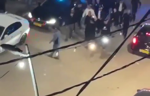 Thumbnail preview image for the video titled: Minister Itamar Ben Gvir makes a provocative visit to the town of Jisr al-Zarqa (Arab Israeli town)