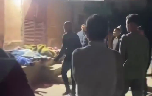 Thumbnail preview image for the video titled: Father shocked to find his son Yahya among those massacred at Abu Hamisa school