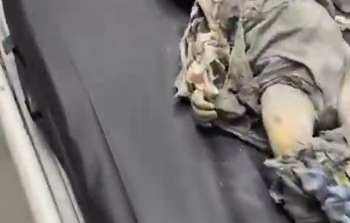 Thumbnail preview image for the video titled: The body of one child out of seven killed in Israeli massacre of Al-Barrawi family