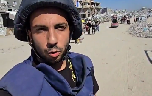 Thumbnail preview image for the video titled: Continued displacement from North Gaza