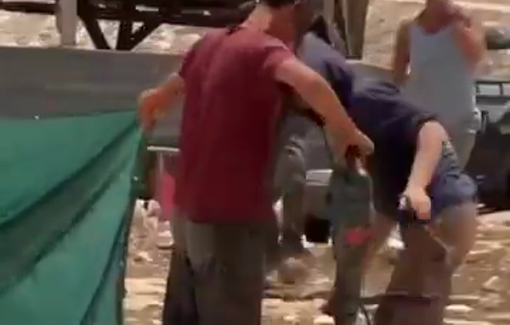 Thumbnail preview image for the video titled: Israeli settlers have established a new illegal outpost east of Ramallah in Burqa