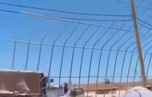 Thumbnail preview image for the video titled: American mercenaries throw grenades at aid seekers at a GHF site