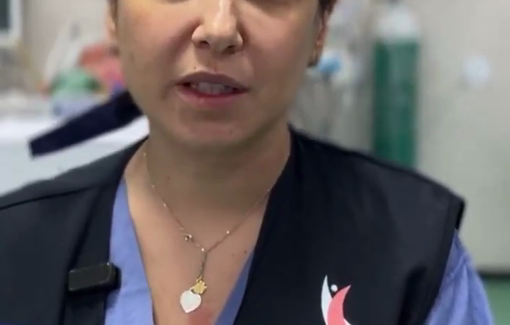 Thumbnail preview image for the video titled: Italian doctor at Nasser hospital confirms mass casualties from the GHF massacre leading to amputations