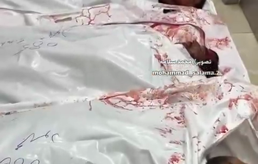Thumbnail preview image for the video titled: The bodies of over 20 Palestinian aid seekers killed at a GHF site