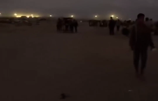 Thumbnail preview image for the video titled: The final moments of the young Amin Khalifa, killed near GHF sites