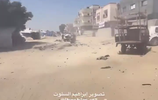 Thumbnail preview image for the video titled: 2 Palestinians killed and dismembered by Israelis trike on their car