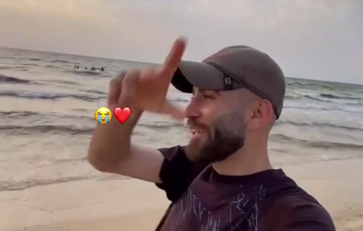 Thumbnail preview image for the video titled: Palestinians waiting for Madleen Humanitarian vessel because they were let down by the entire world