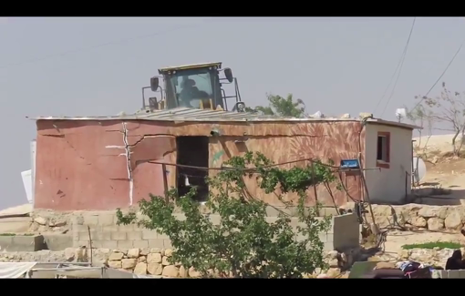 Thumbnail preview image for the video titled: In Khallet al-Daaba, residents were expelled again, left with no shelter,