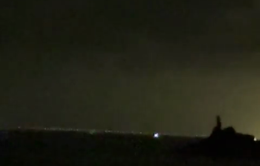 Thumbnail preview image for the video titled: Israeli forces open fire on the Gaza City shore
