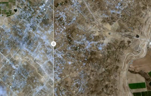 Thumbnail preview image for the video titled: Israel accelerated its urbicide of Al-Qarara in only one month