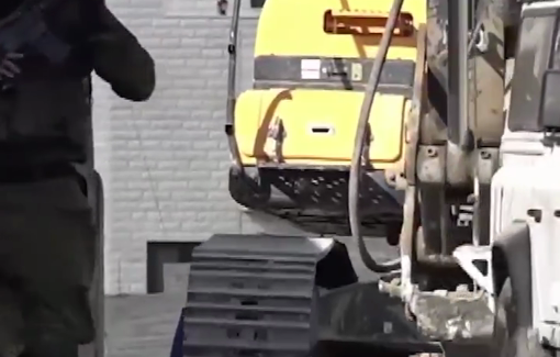 Thumbnail preview image for the video titled: Israeli army demolished 2 homes belonging to Palestinians in the cities of Ramallah and Nablus.