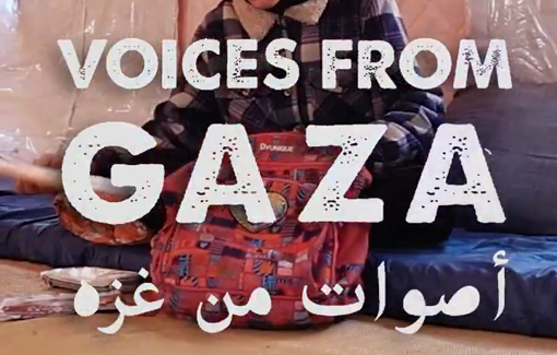 Thumbnail preview image for the video titled: Hanin, 14, is living in a displacement camp in Gaza. "We want our friendships to return and to go back to school and studying