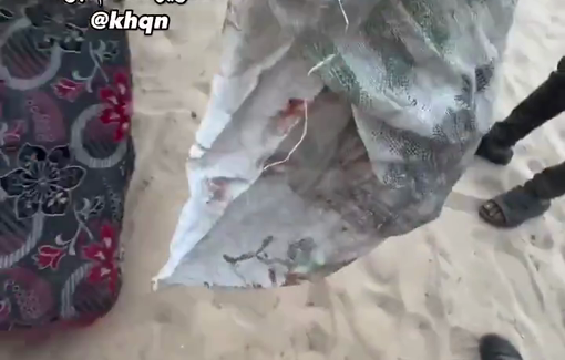 Thumbnail preview image for the video titled: "Look on world. We go seeking aid and return with blood-soaked bags. This is degrading aid."