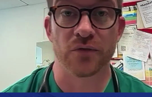 Thumbnail preview image for the video titled: Dr. James Smith: starving newborn babies is a ‘deliberate policy’ by Israel