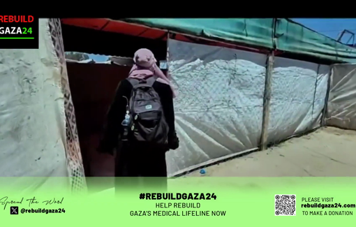 Thumbnail preview image for the video titled: As Gaza’s medical system collapses, Rebuild Gaza 24 has launched a Hospital-at-Home service reaching patients no one else can