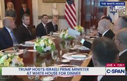 Thumbnail preview image for the video titled: Israeli Prime Minister Benjamin Netanyahu told Donald Trump that he’s nominating him for a Nobel Peace Prize