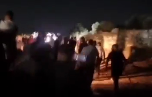 Thumbnail preview image for the video titled: Residents of Sinjil and Al-Mazra'a Al-Sharqiya are searching for a young man whose traces were lost during the settlers' attack