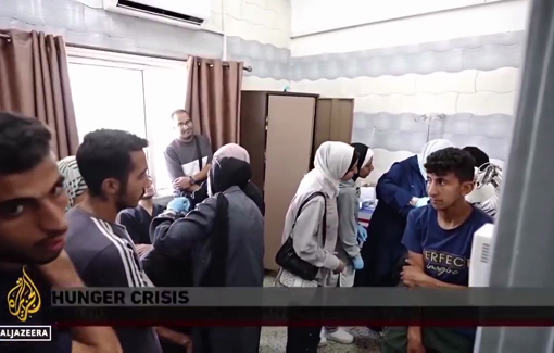 Thumbnail preview image for the video titled: Amid a relentless Israeli siege, Gaza is gripped by deepening hunger